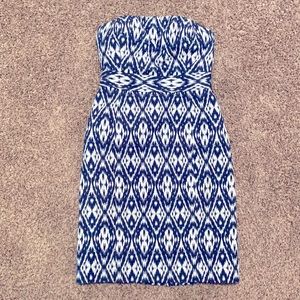 Banana republic strapless dress